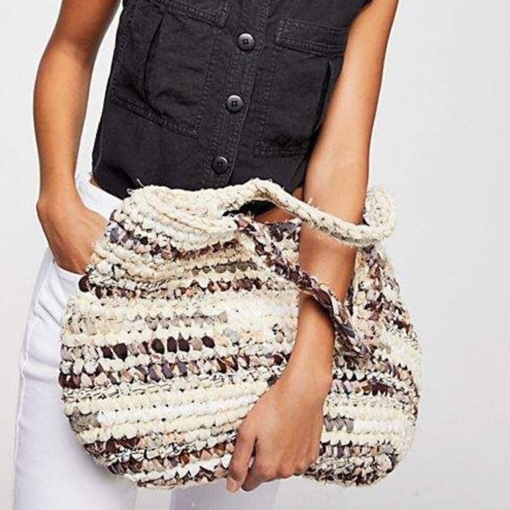 Free People Santa Croce Macrame Tote
